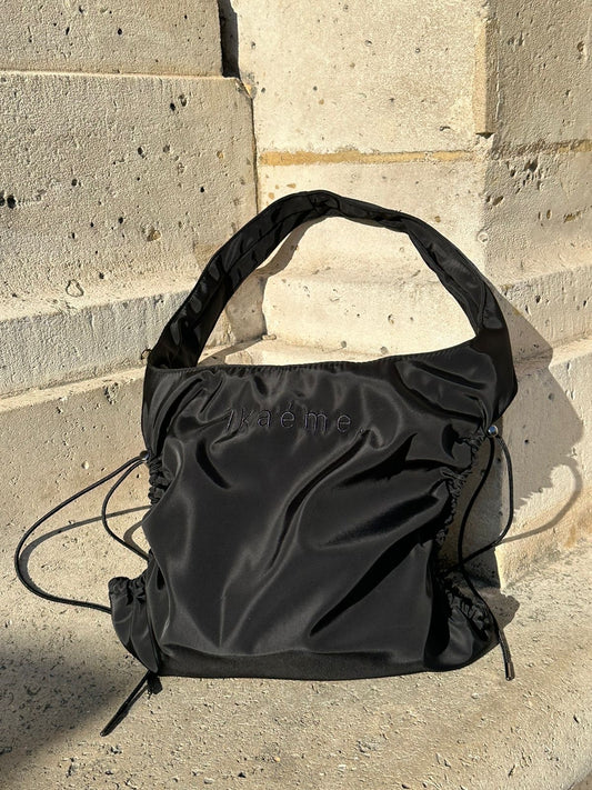 Tasaina - Sac à main souple noir